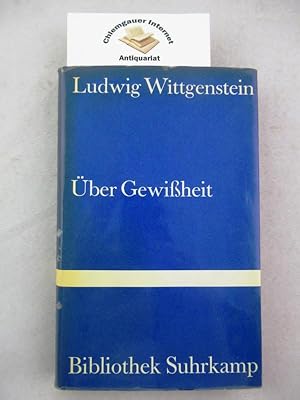 Über Gewißheit. Die Texte dieses Buches wurden in den Jahren 1949-1959 von Ludwig Wittgenstein de...