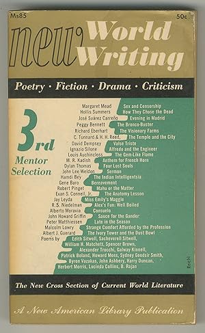 Seller image for New World Writing: Third Mentor Selection for sale by Between the Covers-Rare Books, Inc. ABAA