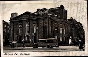 Bild des Verkufers fr Ansichtskarte / Postkarte Katowice Kattowitz Oberschlesien, Stadttheater zum Verkauf von akpool GmbH