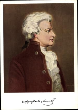 Künstler Ansichtskarte / Postkarte Piontkovsky, N., Wolfgang Amadeus Mozart