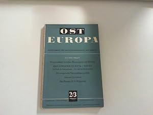 Bild des Verkufers fr Ost Europa Zeitschrift fr Gegenwartsfragen des Ostens 16. Jg./ Heft 2/3/ Februar-Mrz 1966. zum Verkauf von Zellibooks. Zentrallager Delbrck