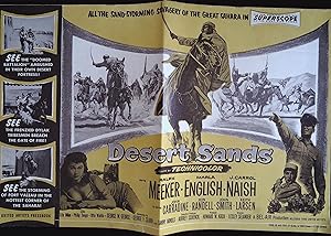 Image du vendeur pour Desert Sands Pressbook 1955 Ralph Meeker, Marla English, J. Carrol Naish mis en vente par AcornBooksNH