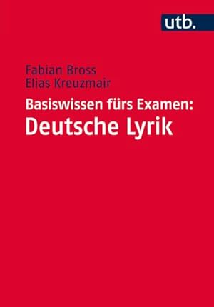 Bild des Verkufers fr Basiswissen frs Examen: Deutsche Lyrik zum Verkauf von Smartbuy