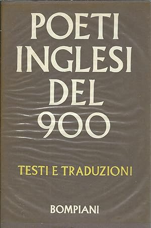 Imagen del vendedor de POETI INGLESI DEL 9000 - TESTI E TRADUZIONI a la venta por Libreria Rita Vittadello