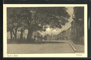 Ansichtskarte Furth i. Wald, Marktplatz