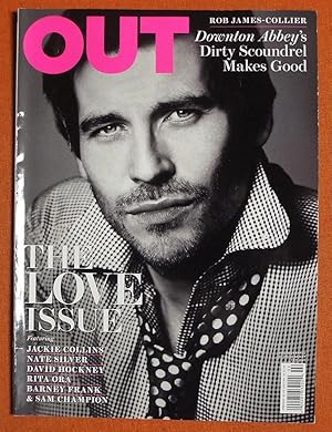 Imagen del vendedor de Out Magazine, February 2013 (Downton Abbey) a la venta por GuthrieBooks