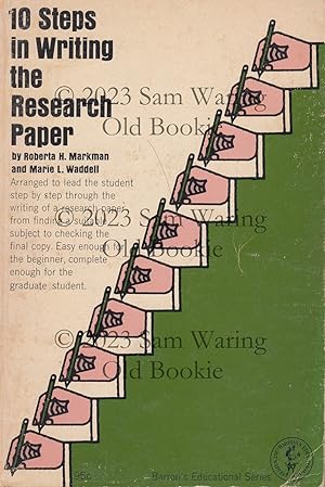 Imagen del vendedor de 10 steps in writing the research paper a la venta por Old Bookie