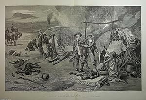 A Boer Raid. From a drawing by The Graphic's special artist in three South African Campaigns. An ...