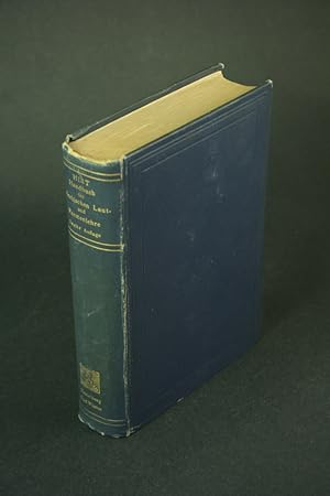 Seller image for Handbuch der griechischen Laut- und Formenlehre; eine Einfhrung in das sprachwissenschaftliche Studium des Griechischen,. for sale by Steven Wolfe Books