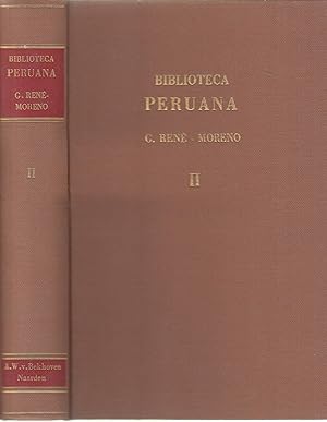 Imagen del vendedor de Biblioteca peruana. : Apuntes para un catlogo de impresos . Tome II a la venta por PRISCA