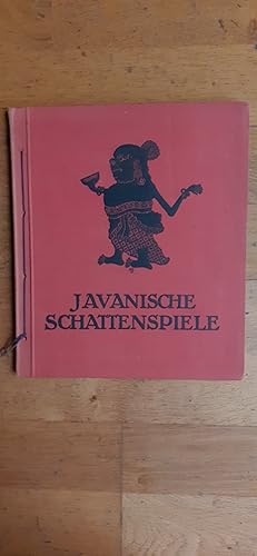 Seller image for JAVANISCHE SCHATTENSPIELE. 24 Abbildungen nach Figuren des javanischen Wajangspieles. for sale by Librairie Sainte-Marie