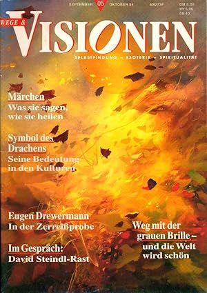 Immagine del venditore per Wege & Visionen. Selbstfindung - Esoterik - Spiritualitt. Nr. 5 [05], September/Oktober 1994. venduto da Buch von den Driesch