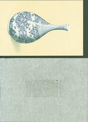 Blue and White Brocaded Vase (chromolithograph)