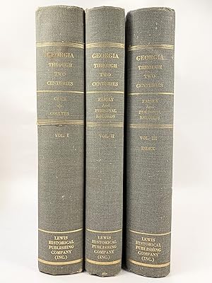 Seller image for Georgia Through Two Centuries 3 Volumes edited by E Merle Coulter for sale by Old New York Book Shop, ABAA