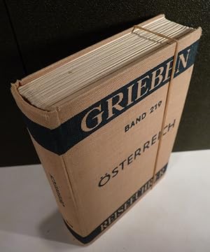 Österreich mit Anhang für Automobilisten. Mit 16 farbigen Karten, 23 Kartenskizzen und 22 Abbildu...