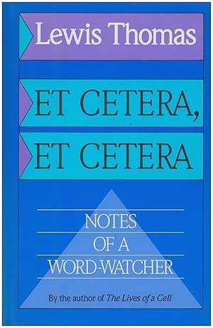 Seller image for Et Cetera, Et Cetera: Notes of a Word-Watcher for sale by Diatrope Books