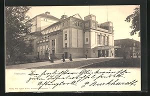 Ansichtskarte Stuttgart, Königliches Interimstheater