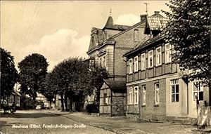 Ansichtskarte / Postkarte Neuhaus an der Elbe, Blick in die Friedrich Engels Straße