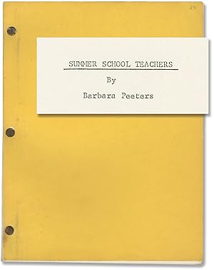 Bild des Verkufers fr Summer School Teachers (Original screenplay for the 1975 film, actor Dick Miller's working copy) zum Verkauf von Royal Books, Inc., ABAA