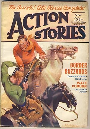 Immagine del venditore per ACTION STORIES - November 1928 venduto da Gene Zombolas