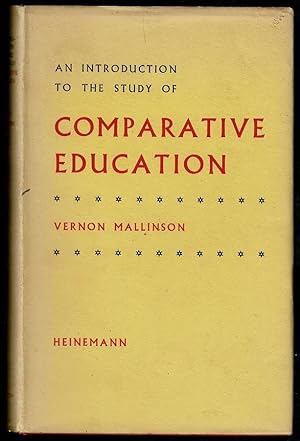 Bild des Verkufers fr An Introduction to the Study of Comparative Education zum Verkauf von Lazy Letters Books