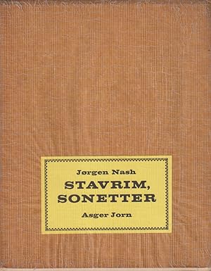 Seller image for Stavrim, Sonetter. DEDICATO E FIRMATO da Asger Jorn for sale by Libreria Giorgio Maffei