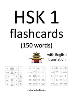 Image du vendeur pour HSK 1 flashcards (150 words) with English translation mis en vente par GreatBookPrices