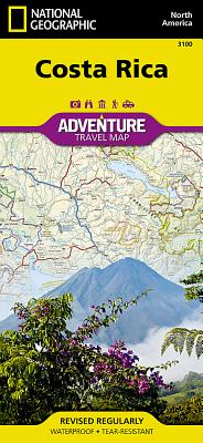 Bild des Verkufers fr Costa Rica Adventure Travel Map (Sheet Map, Folded) zum Verkauf von BargainBookStores