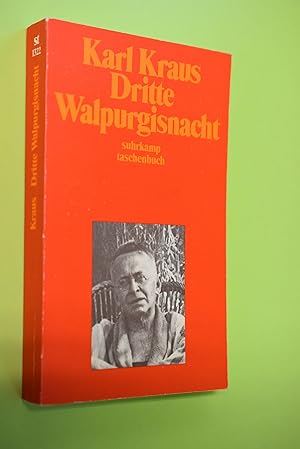 Bild des Verkäufers für Dritte Walpurgisnacht. Kraus, Karl: Schriften ; Bd. 12; Suhrkamp Taschenbuch ; 1322 zum Verkauf von Antiquariat Biebusch