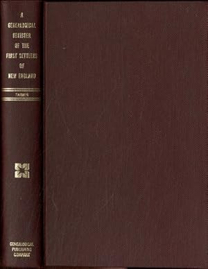 A Genealogical Register of the First Settlers of New-England