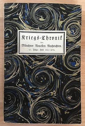 Seller image for Kriegs-Chronik der Mnchner neuesten Nachrichten 27. Folge 1916, Heft 261-270 for sale by Antiquariat Peda