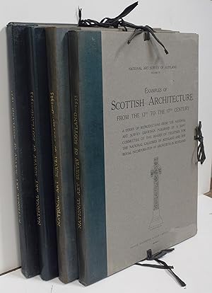 Immagine del venditore per Examples of Scottish Architecture from the 12th to the 17th Centuries. National Art Survey of Scotland. Complete 4 volume set venduto da Barter Books Ltd