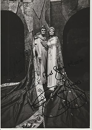JON VICKERS - GWYNETH JONES - Double Signed photograph
