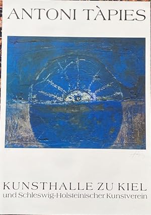 Plakat zur Ausstellung Kunsthalle zu Kiel und Schleswig-Holsteinischer Kunstverein. Signiert.