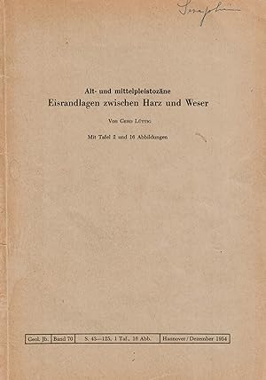 Image du vendeur pour Alt- und mittelpleistozne Eisrandlagen zwischen Harz und Weser mis en vente par Paderbuch e.Kfm. Inh. Ralf R. Eichmann