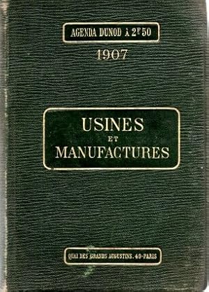 Bild des Verkufers fr Usines et manufactures  l'usage des Constructeurs de btiments industriels des ingnieurs et des Directeurs d'usines et de manufactures des Contrematres et des Chefs d'Ateliers zum Verkauf von dansmongarage