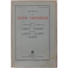 Imagen del vendedor de Rivista di Diritto Processuale. Annata 1964. Diretta da: Francesco Carnelutti, Giuseppe Chiovenda, Piero Calamandrei, Enrico Tullio Liebman. Anno XIX (Seconda Serie) a la venta por Libreria Antiquaria Giulio Cesare di Daniele Corradi