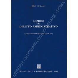 Bild des Verkufers fr Lezioni di diritto amministrativo zum Verkauf von Libreria Antiquaria Giulio Cesare di Daniele Corradi