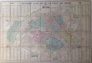 Nouveau plan de la ville de Paris 1858