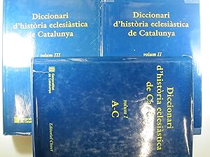 Imagen del vendedor de DICCIONARI D'HISTRIA ECLESISTICA DE CATALUNYA.: 3 VOL a la venta por Costa LLibreter