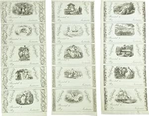 Collection of Three Unused Sheets of "Reward of Merit" Bookplates