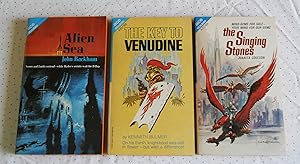 Seller image for 3 Ace Doubles: Alien Sea/C.O.D. Mars, The Key to Venudine/Mercenary from Tomorrow, The Singing Stones/Derai for sale by callabooks
