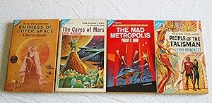 4 Ace Doubles: Space Captain/The Mad Metropolis, The Caves of Mars/Space Mercenaries, Empress of ...