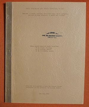 Image du vendeur pour Camp, Franklin and Titus Counties, Texas: Records of Wells, Springs, Drillers' Logs, Water Analyses, and Map Showing Locations of Wells and Springs (Texas State Board of Water Engineers) mis en vente par GuthrieBooks
