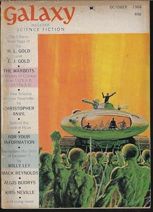 Seller image for GALAXY Science Fiction: October, Oct. 1968 ("All the Myriad Ways") for sale by Books from the Crypt