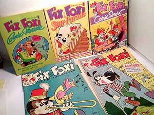 Konvolut bestehend aus 5 Heften /Tascehnbüchern, zum Thema: Fix und Foxi Comics