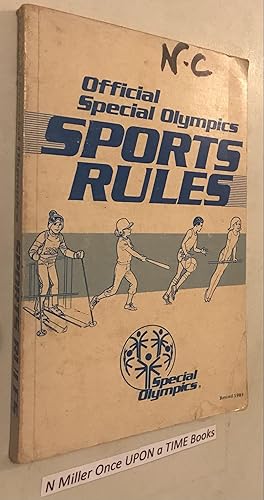 Imagen del vendedor de Official Special Olympics Sports Rules (1985) a la venta por Once Upon A Time