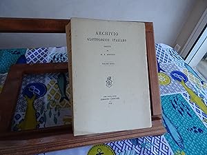 ARCHIVIO GLOTTOLOGICO ITALIANO Volume Sesto