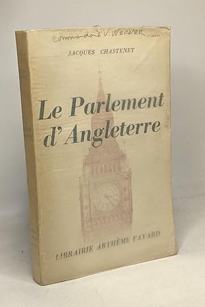 Image du vendeur pour Le Parlement d'Angleterre mis en vente par crealivres