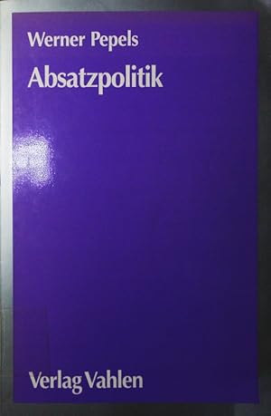 Immagine del venditore per Absatzpolitik. die Instrumente des Verkaufsmarketing. venduto da Antiquariat Bookfarm